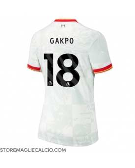 Liverpool Cody Gakpo #18 Maglia Gara Terza Repliche 2024-25 Donna